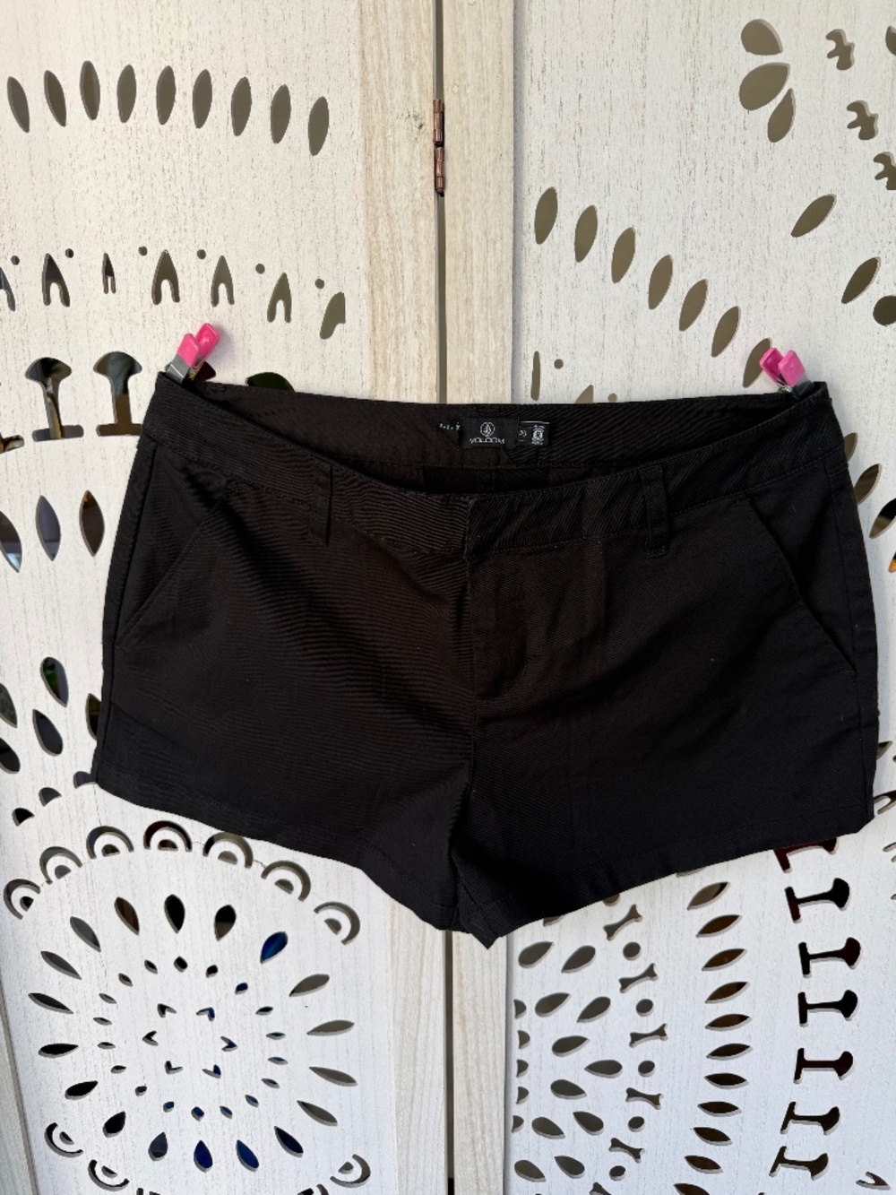 Volcom Black Chino Shorts Size 29 - Like New